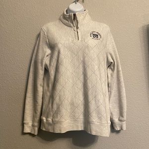 Women’s Weber State University Wildcats Qulited Quarter Zip Grey M